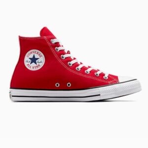 Red HighTop Converse Sneakers Womens Size 6.5 Mens 4.5 Chuck Taylor Kids 4.5